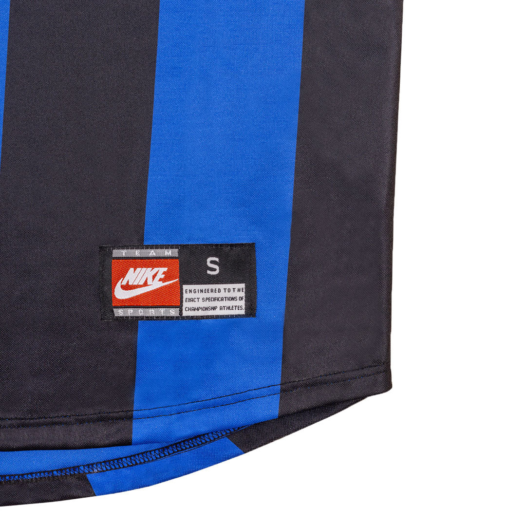 Maillot de football rétro Inter Milan RONALDO #9 Domicile 1999/00