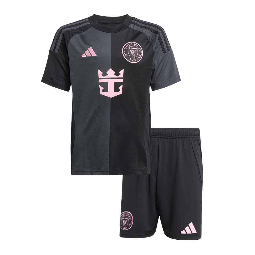 Maillot de football extérieur Inter Miami CF 2025 pour enfant (maillot + short)