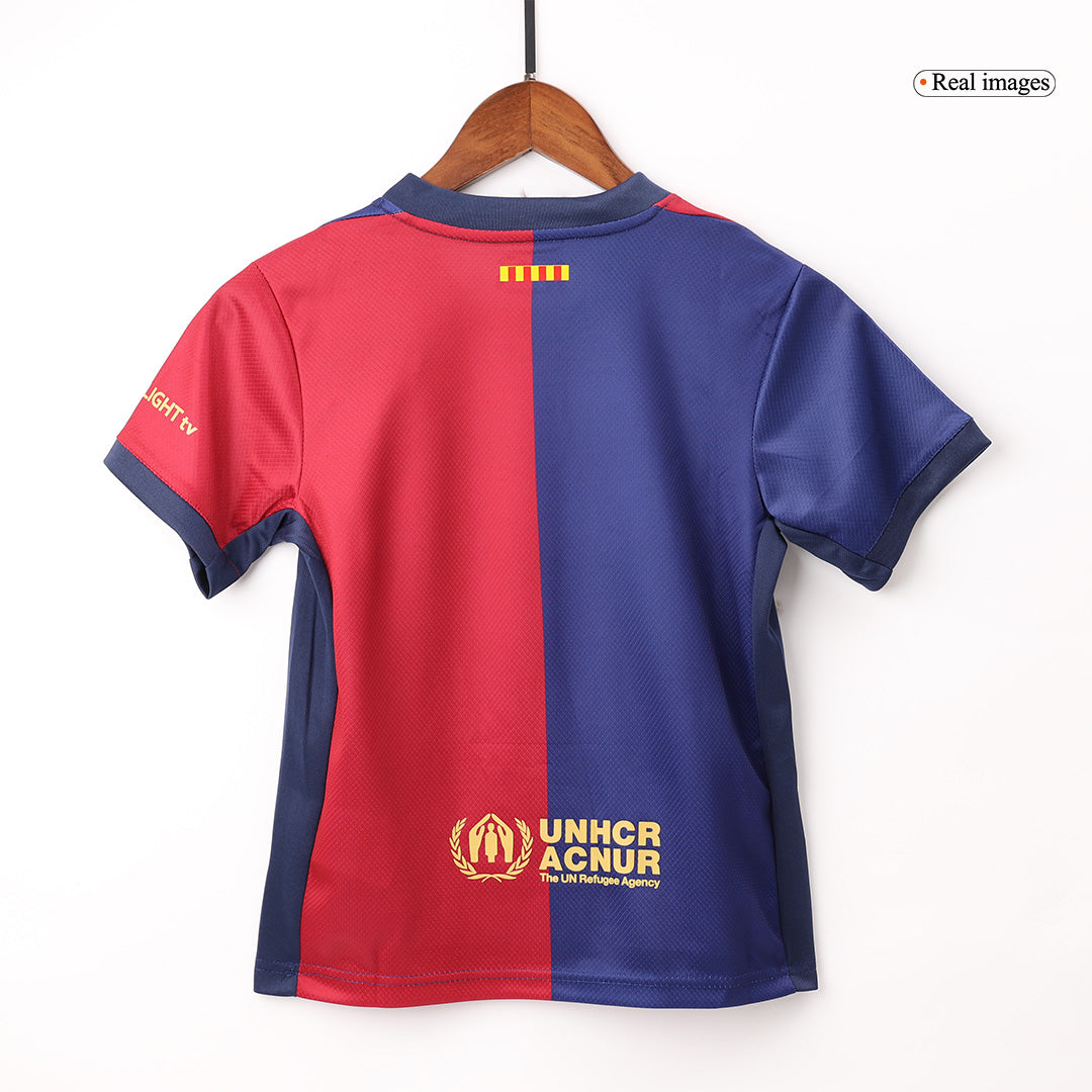 Maillot domicile Barcelone 2024/25 pour enfant (maillot + short)