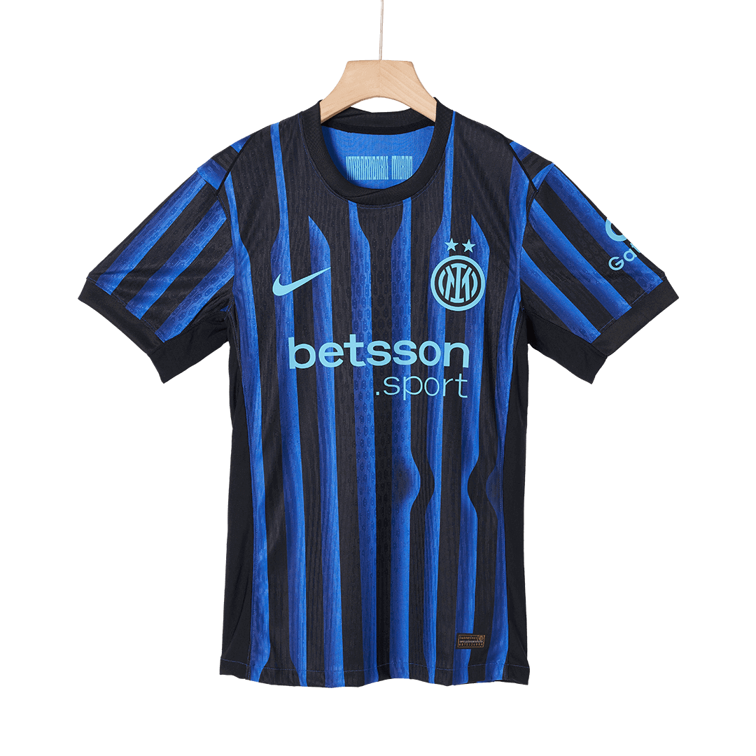 THURAM #9 Authentic Inter Milan Home Soccer Jersey 2025/26 Blue&Black