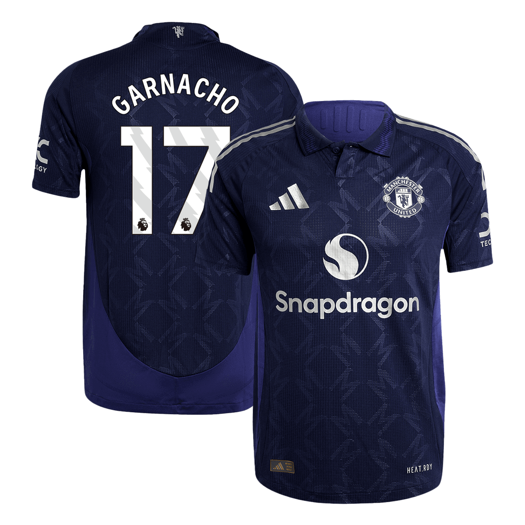 Manchester United GARNACHO #17 Away Soccer Jersey Authentic 2024/25