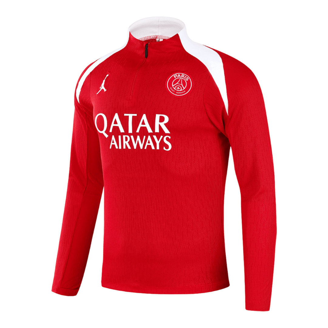 PSG Zipper Sweatshirt Kit(Top+Pants) 25/26 Red