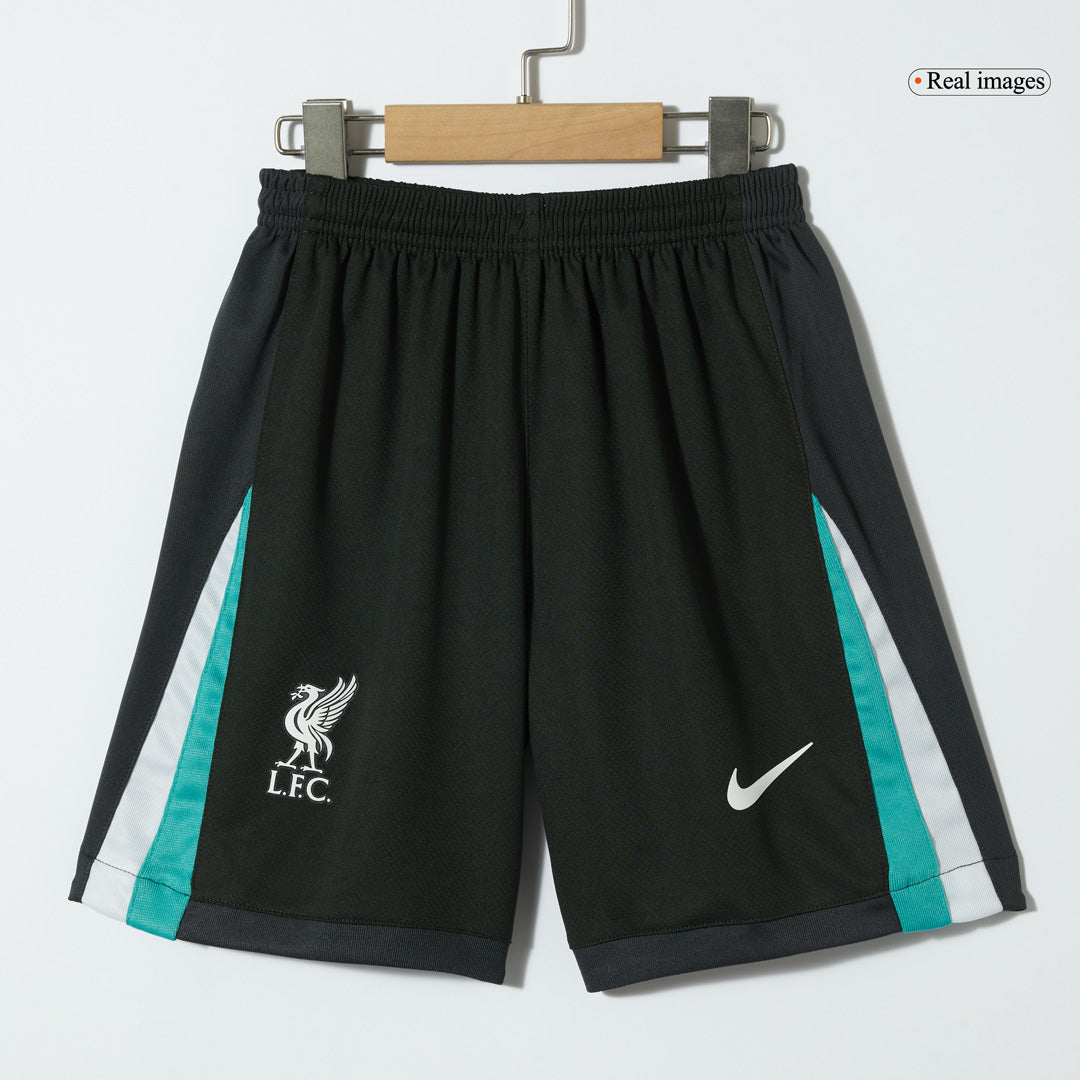 Liverpool Fußballtrikot-Set Auswärts 2024/25 Kinder (Trikot + Shorts + Socken)
