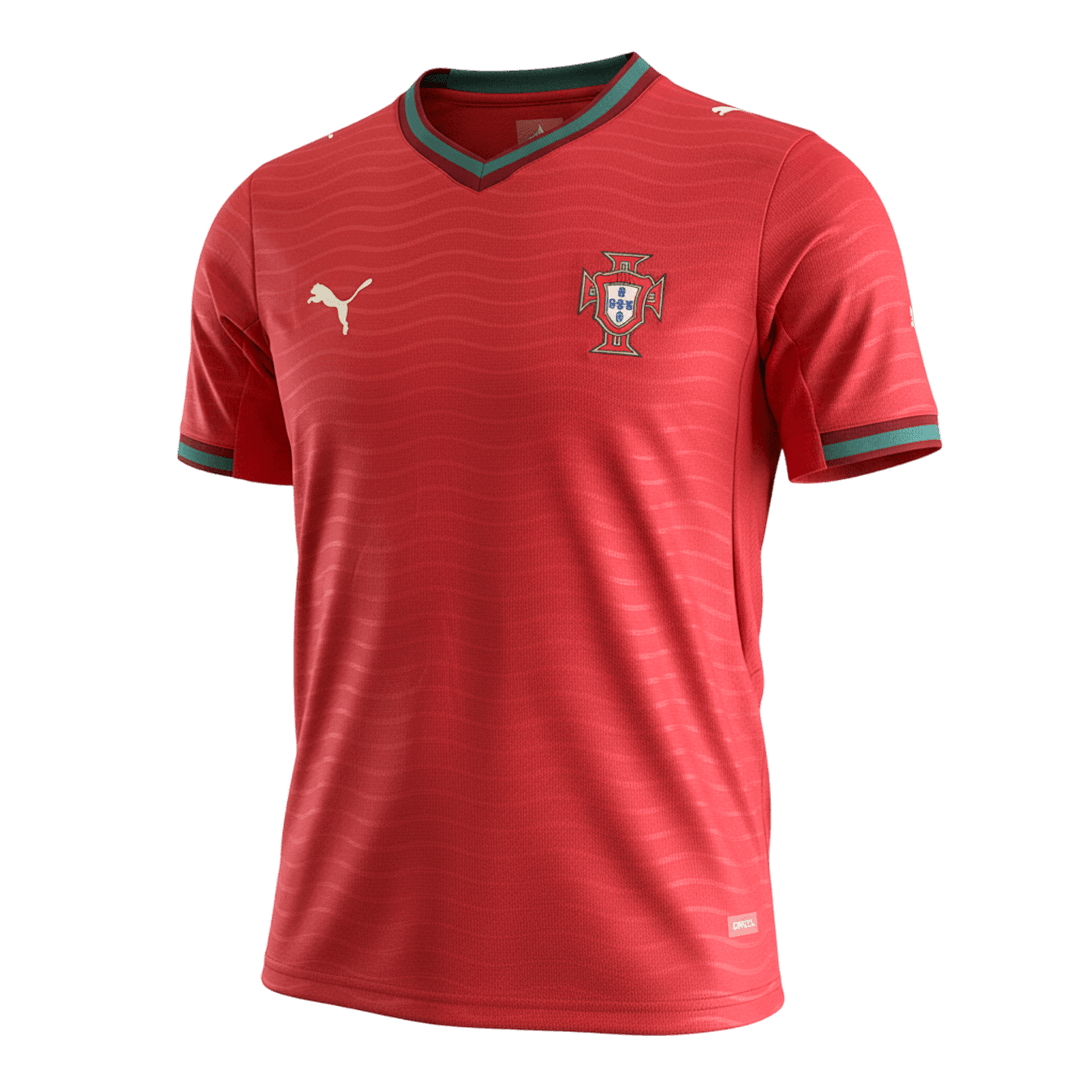 Portugal Home Soccer Jersey World Cup 2026 Red