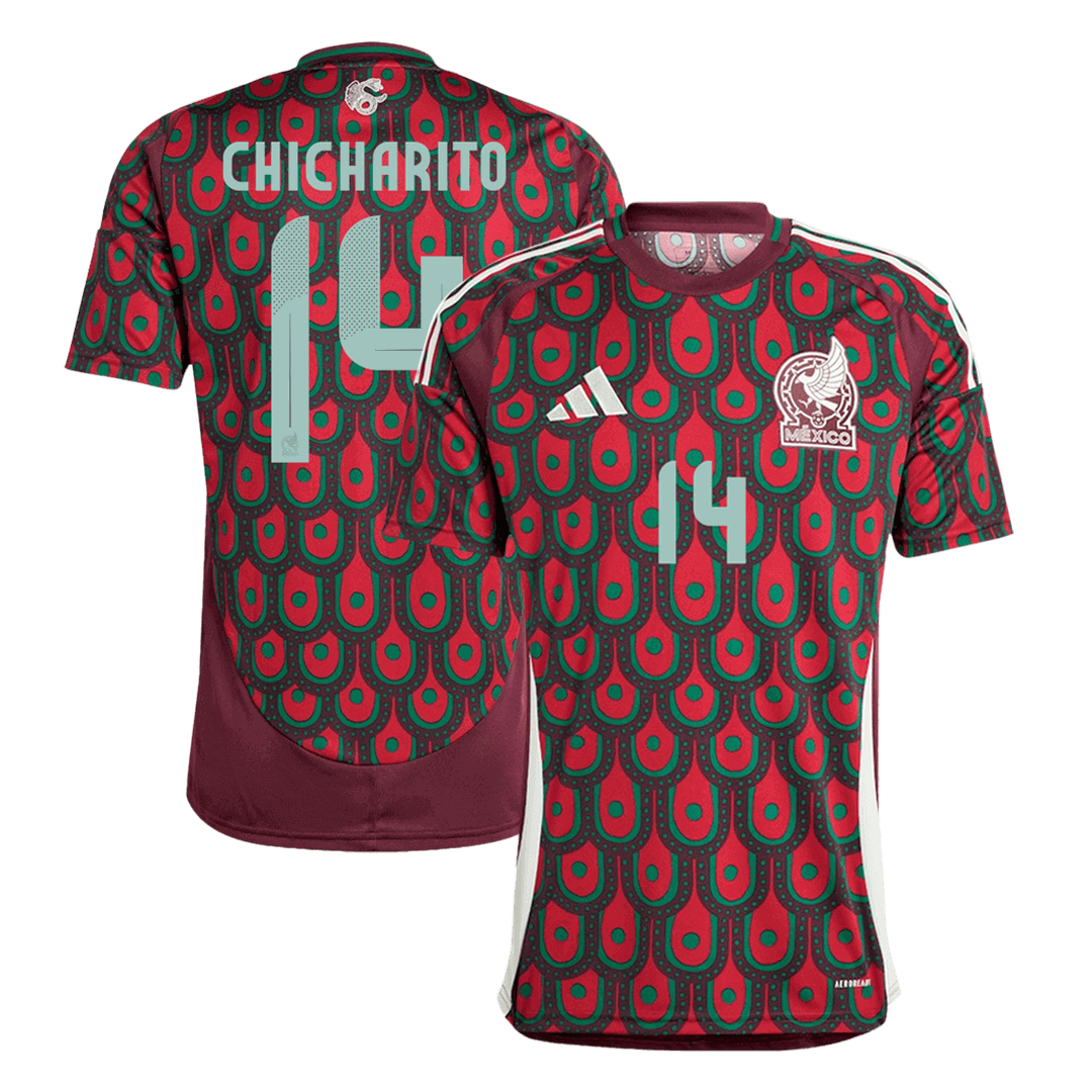 Maillot Mexique CHICHARITO #14 Domicile Copa America 2024 
