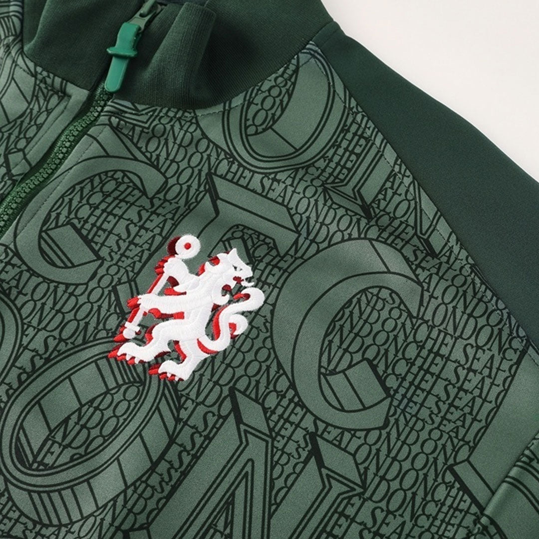 25/26 Chelsea Training Jacket Kit(Jacket+Pants) Green