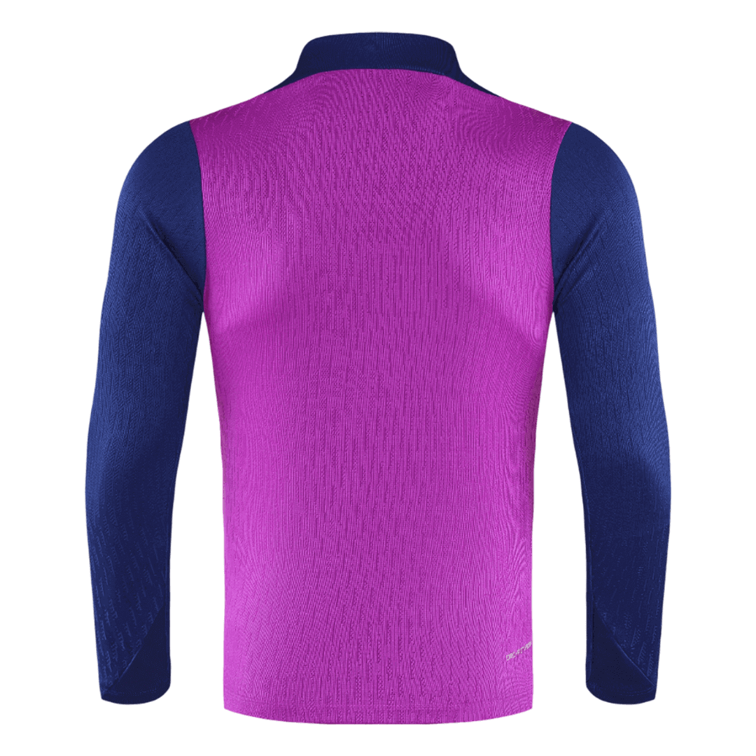 Barcelona Zipper Sweatshirt Kit(Top+Pants) 25/26 Purple