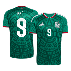 Raúl#9 Mexico Home Soccer Jersey World Cup 2026 Green