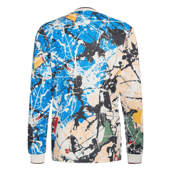 Manchester United x Stone Roses Long Sleeve Soccer Jersey 25/26 Blue