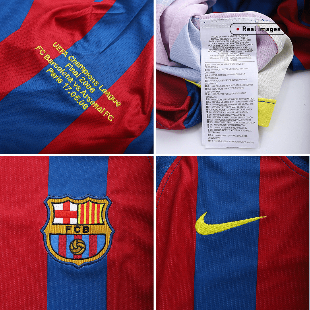 Barcelona Home Jersey Retro 2005/06  - UCL Final