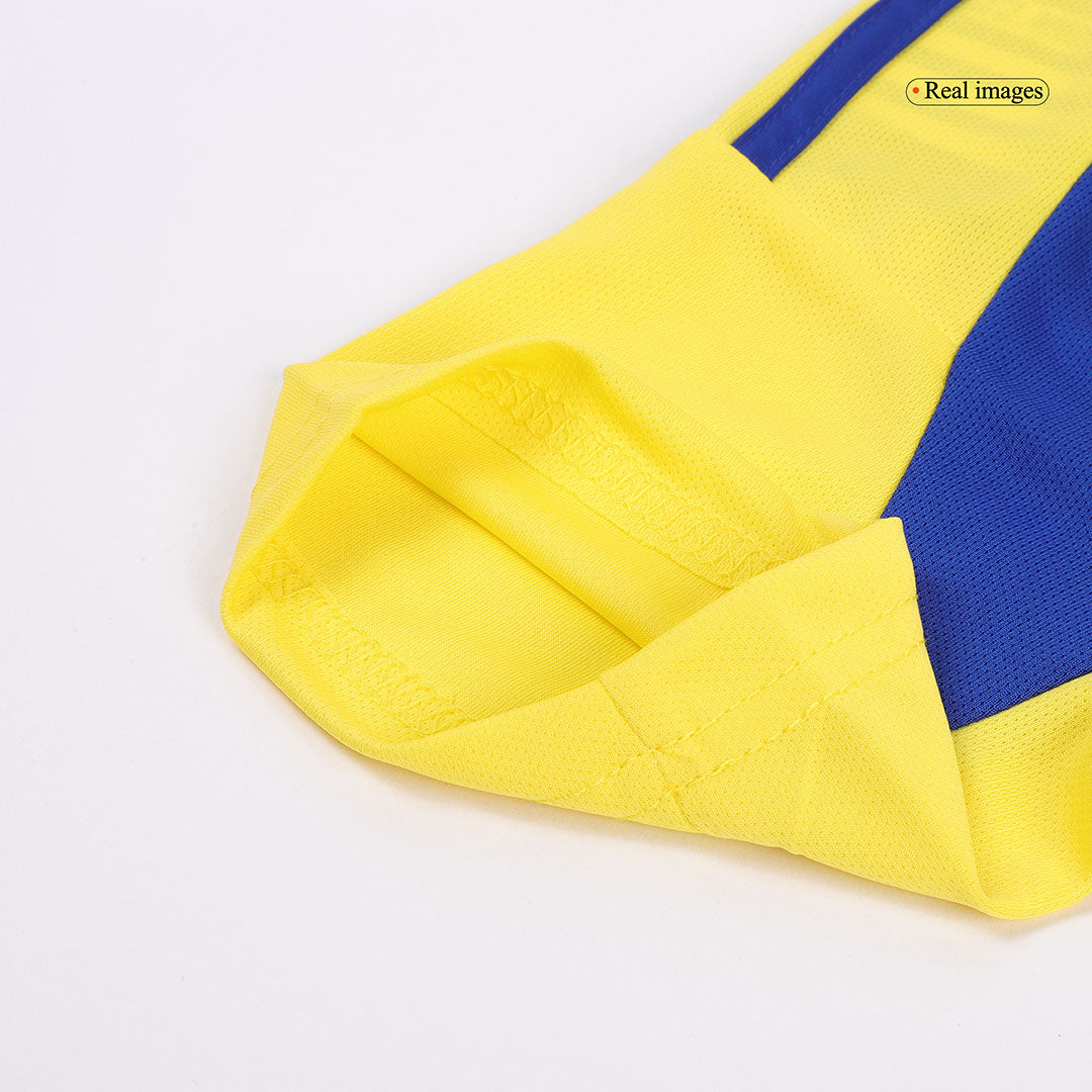 Al Nassr RONALDO #7 Home Soccer Jersey Kit 2024/25 Kids(Jersey+Shorts)