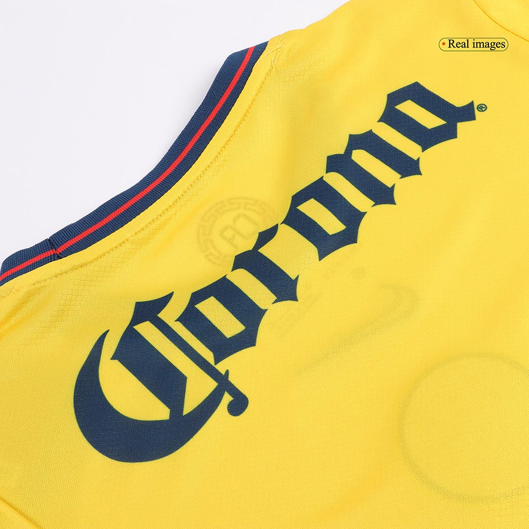 Club America Heim-Fußballtrikot-Set 2024/25 für Kinder (Trikot + Shorts)