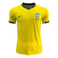 Player Version Brazil Home Soccer Jersey World Cup 2026 Yellow
