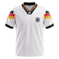 Retro 1992 Germany Home Soccer Jersey White