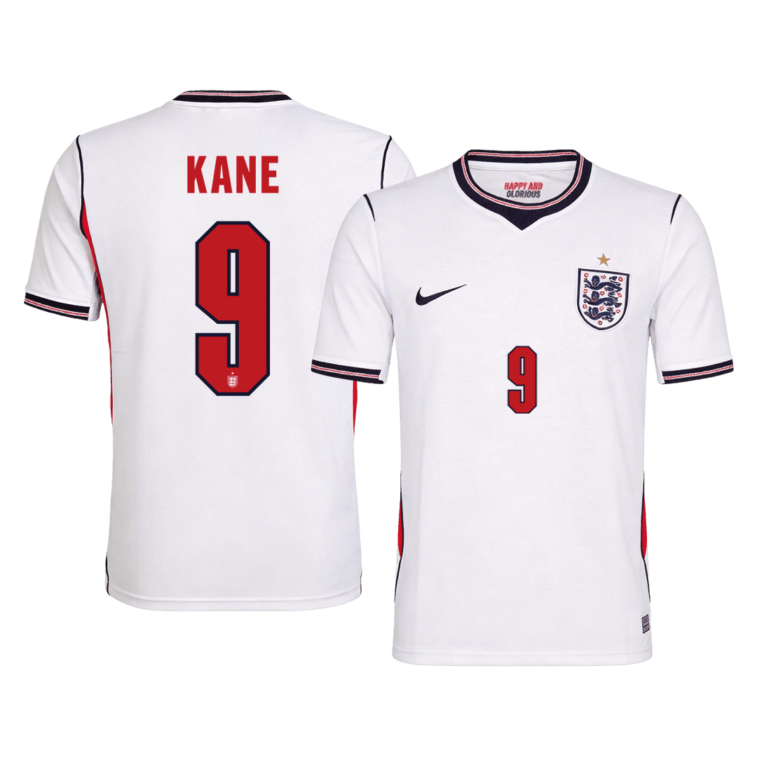 KANE #9 England Home Soccer Jersey World Cup 2026 White