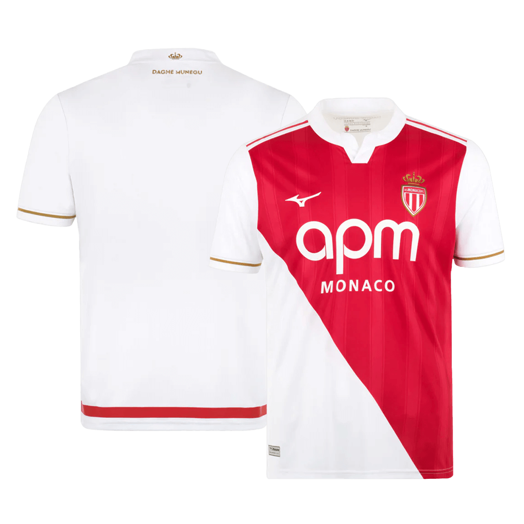 AS Monaco FC Home Soccer Jersey 25/26 Red&White
