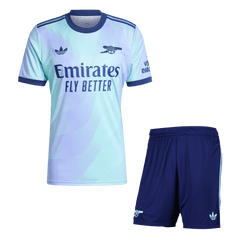 Arsenal Third Away Soccer Jersey Kit  (Jersey+Shorts)