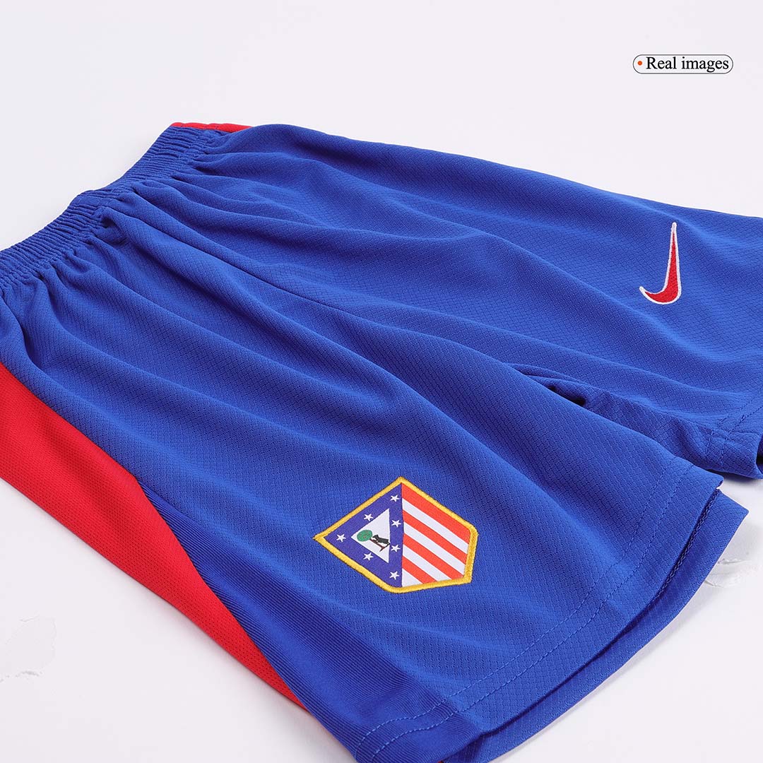 Atletico Madrid Home Soccer Jersey Kit 2024/25 Kids(Jersey+Shorts)
