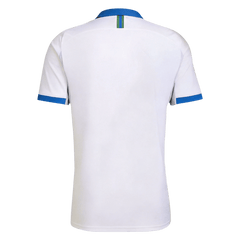 Men Retro Fan Version Brazil Away Soccer Jersey 2019 White