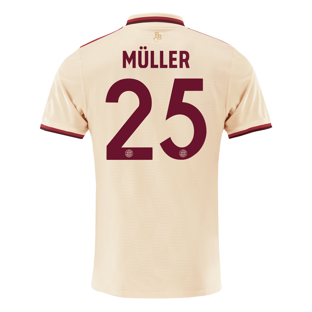 Maillot extérieur Bayern Munich MÜLLER #25 3e édition 2024/25 - Édition UCL