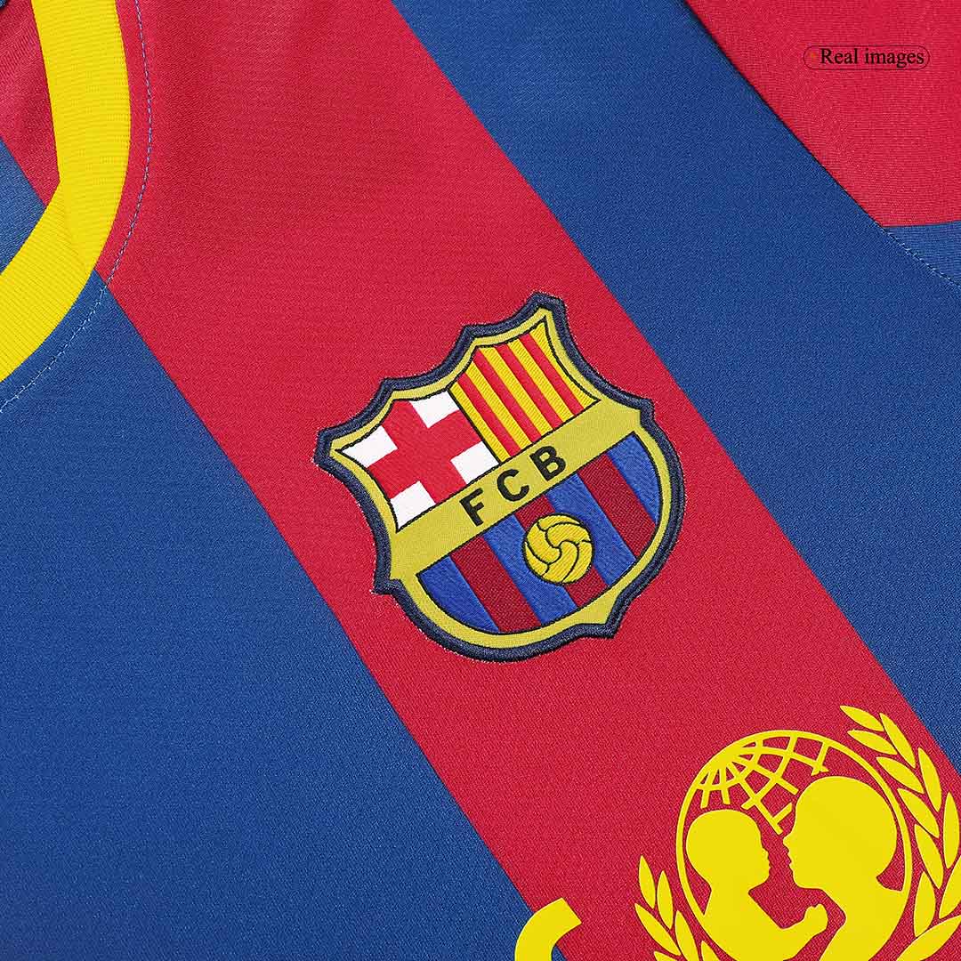 Barcelona A.INIESTA #8 Home Soccer Jersey Retro 2010/11