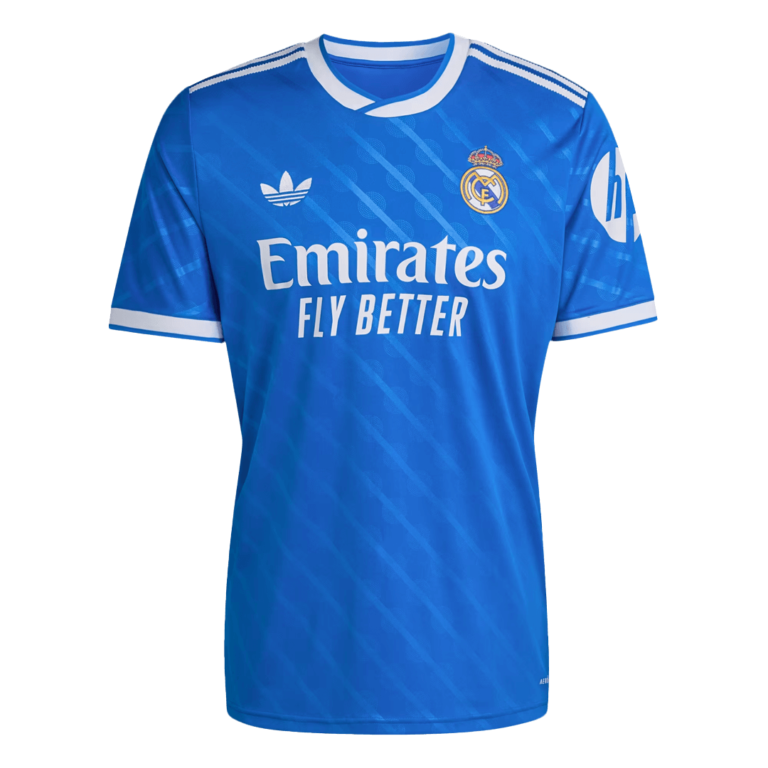F. MENDY #23 Real Madrid Third Away Soccer Jersey 2025/26 Blue