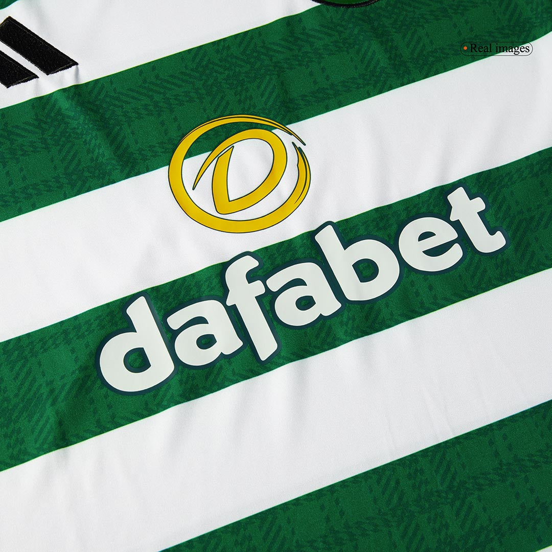 Maillot de football domicile du Celtic 2025/26 vert et blanc
