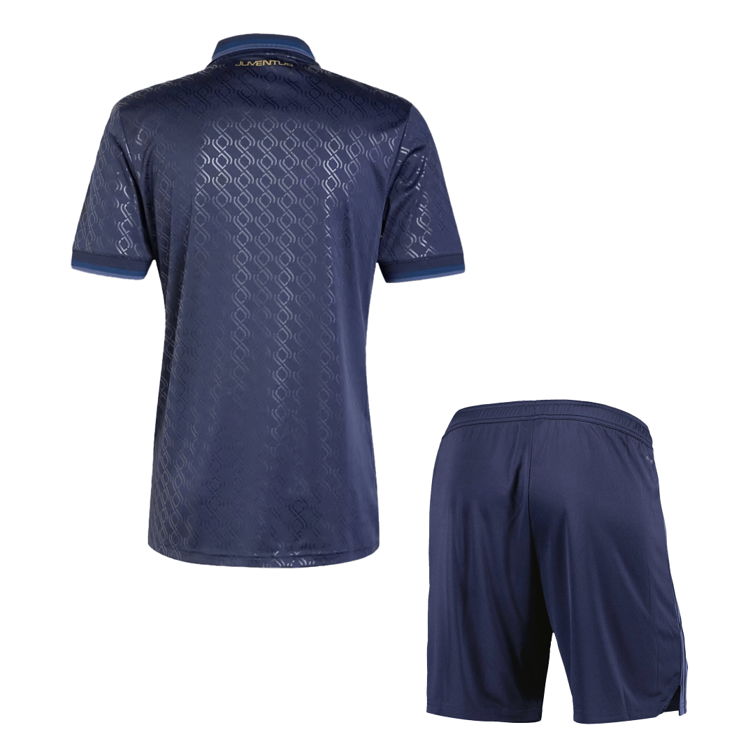 Juventus Auswärts-Fußballtrikot 2024/25 (Trikot + Shorts)