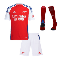 Maillot domicile Arsenal 2024/25 pour enfant (maillot, short, chaussettes)