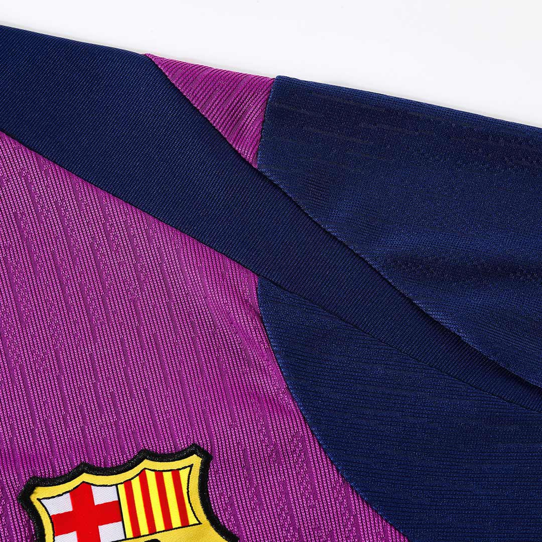 Barcelona Zipper Sweatshirt Kit(Top+Pants) 25/26 Purple