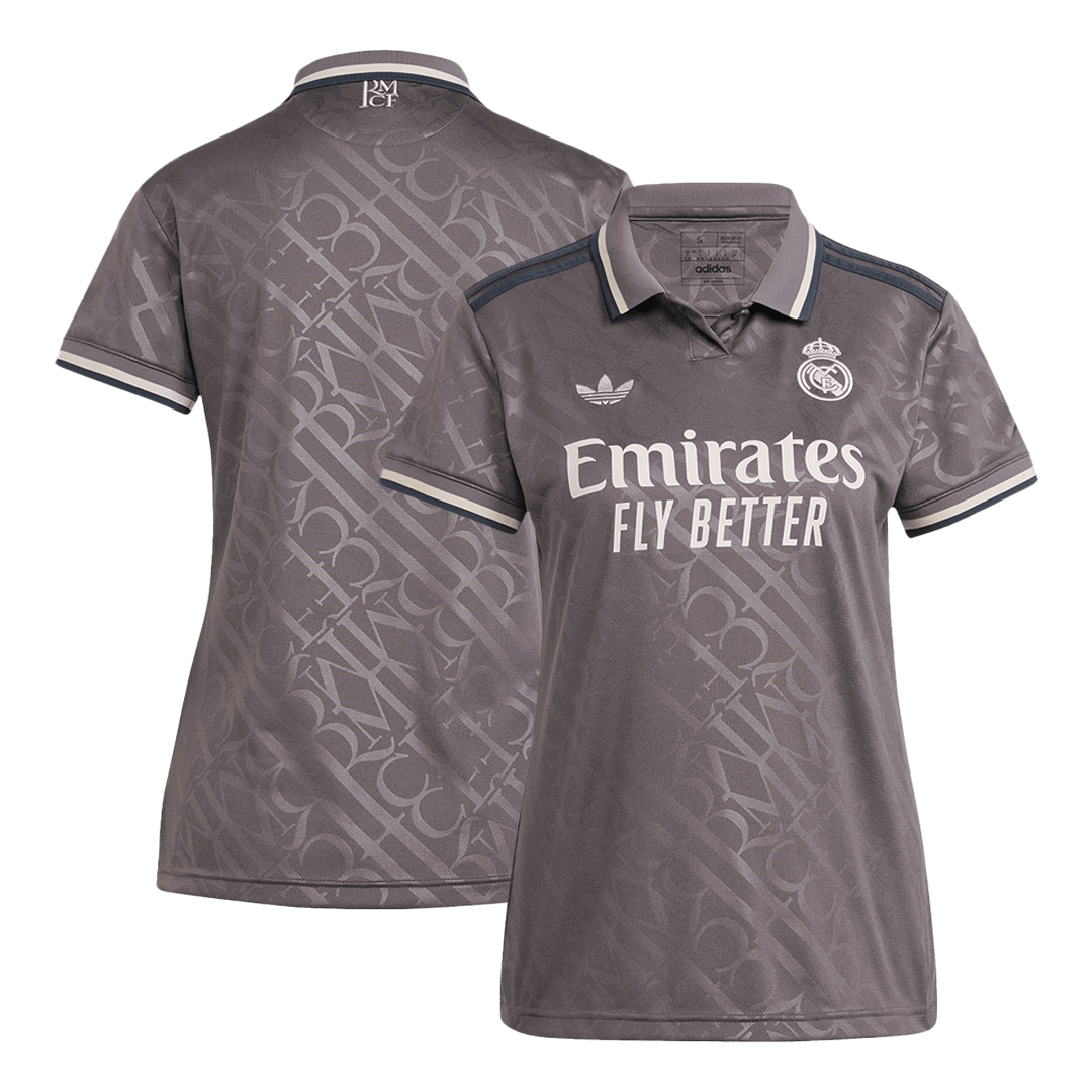 Maillot de football extérieur 3e du Real Madrid pour femme 2024/25