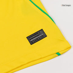 JOÃO PEDRO #22 Brazil Home Soccer Jersey World Cup 2026 Yellow
