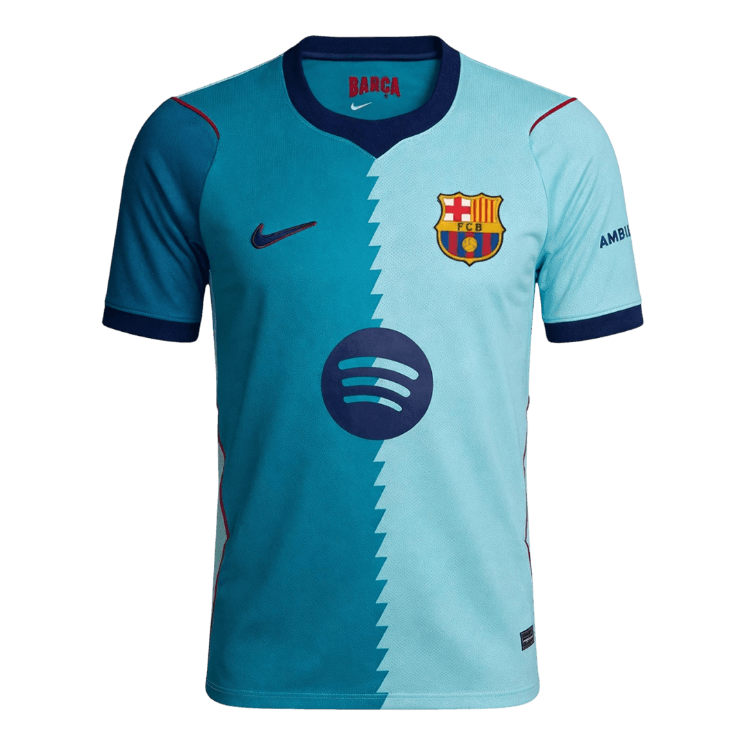 Men Fan Version Barcelona Third Soccer Jersey 2026/27 Blue