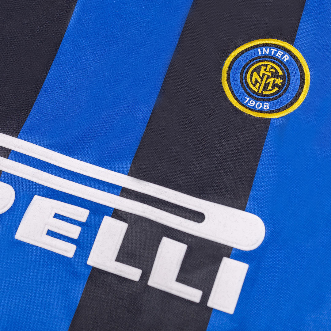 Maillot de football rétro Inter Milan RONALDO #9 Domicile 1999/00