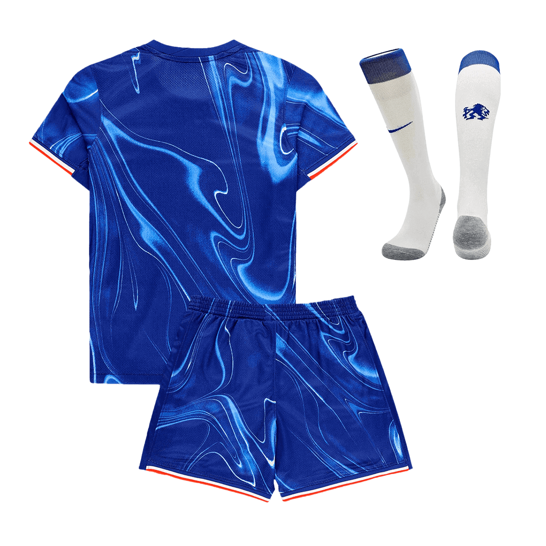 Maillot domicile Chelsea 2024/25 pour enfant (maillot, short, chaussettes)