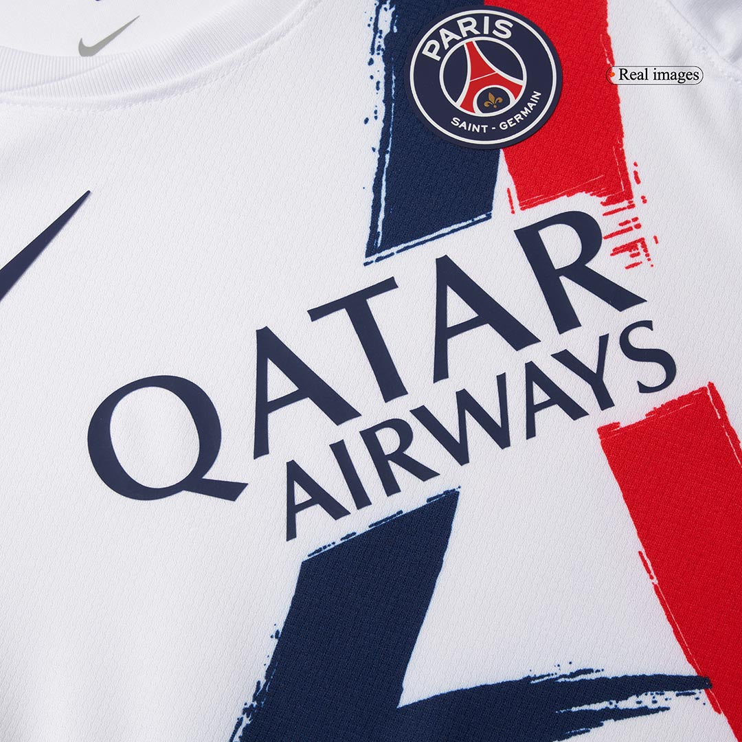 Maillot extérieur PSG 2024/25 pour enfant (maillot, short, chaussettes)