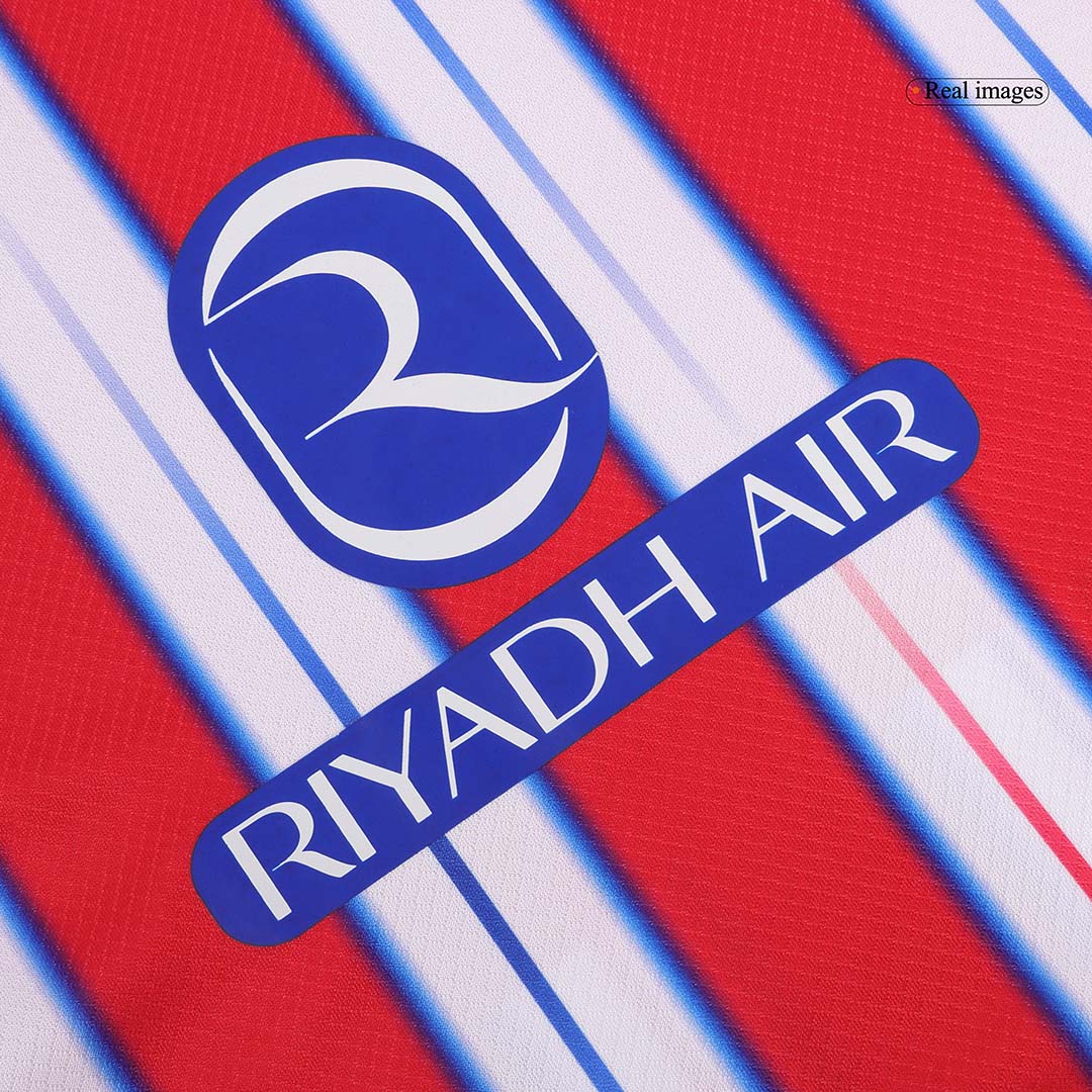 Atletico Madrid Home Soccer Jersey Kit 2024/25 Kids(Jersey+Shorts)