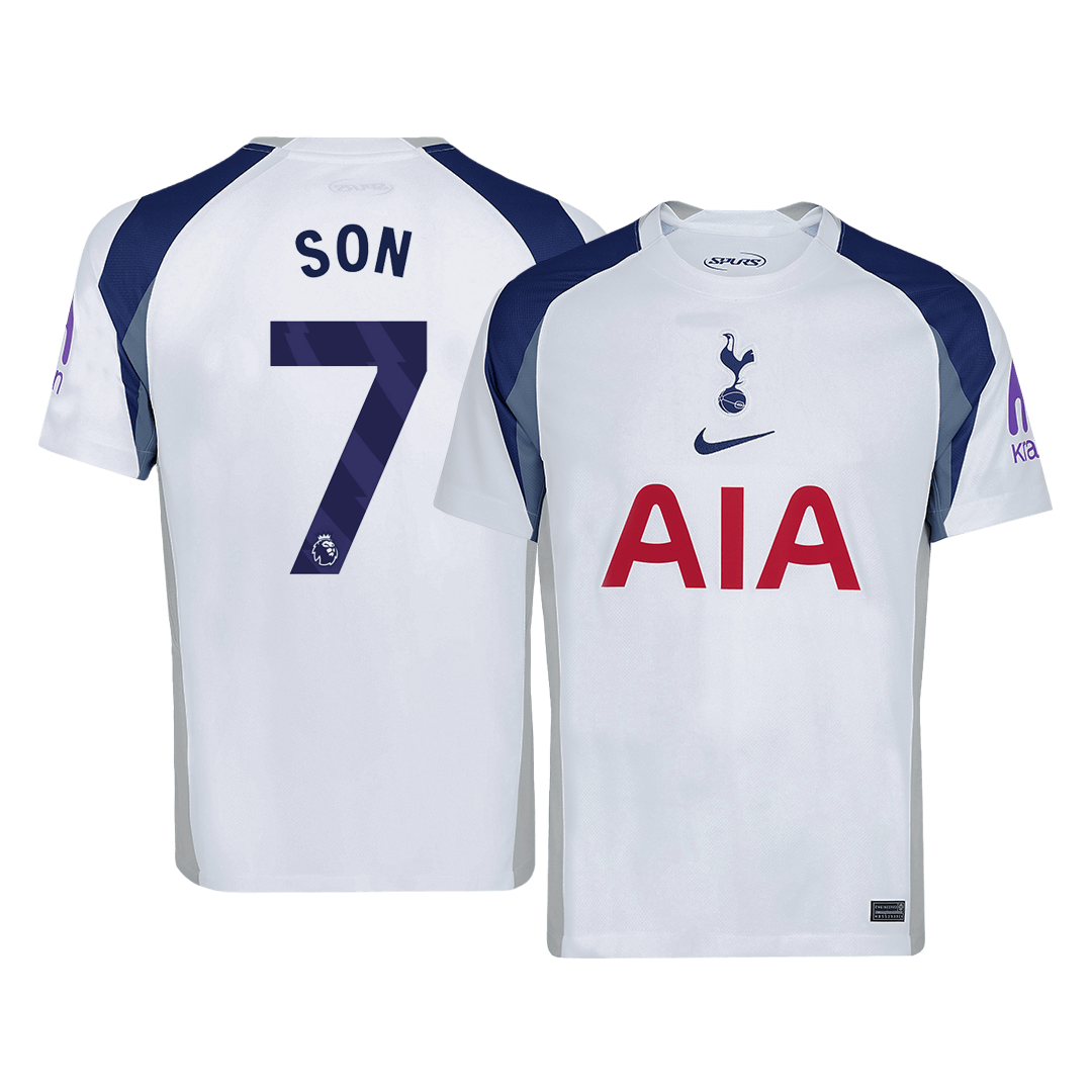 Maillot de football domicile Tottenham Hotspur SON #7 2025/26 Blanc
