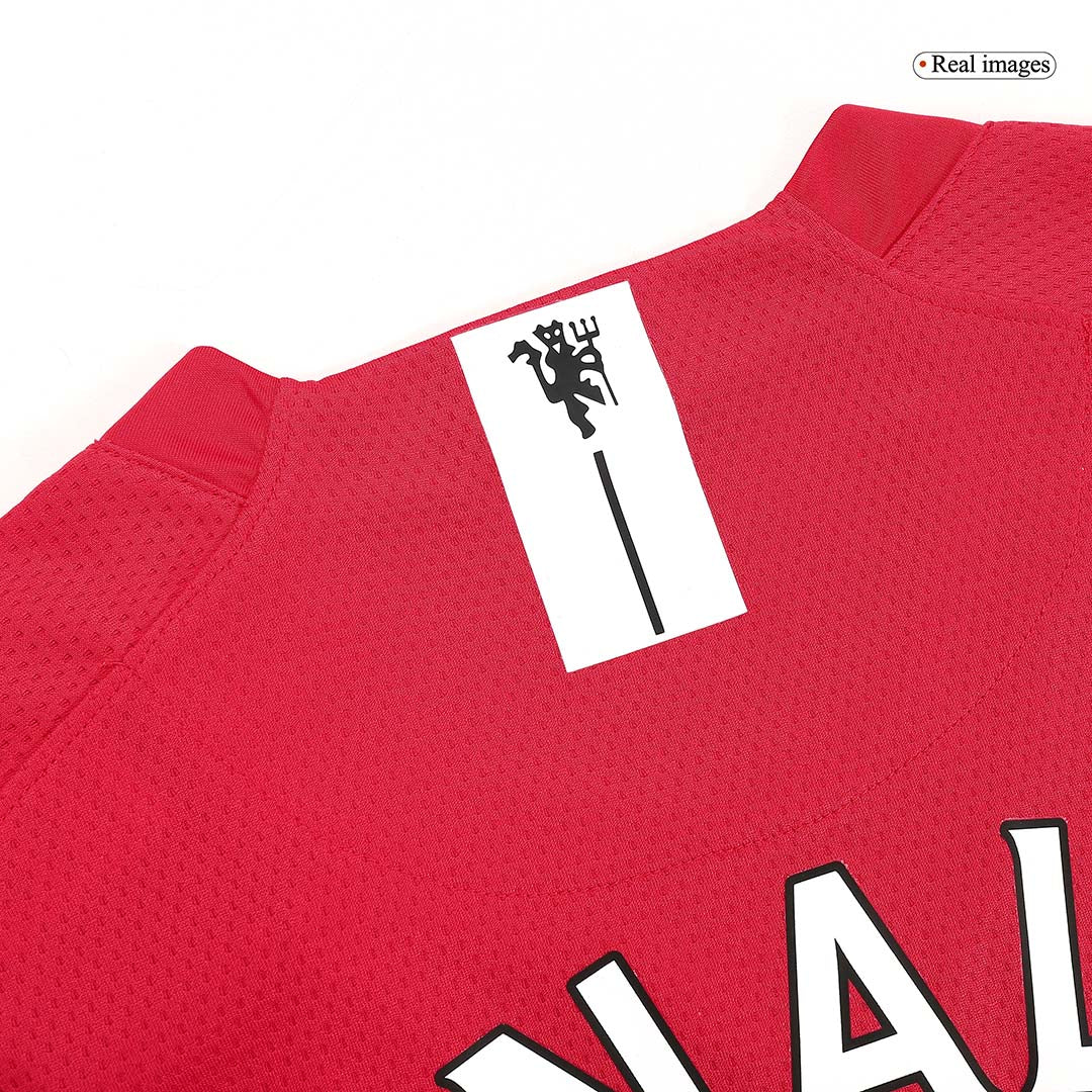 Maillot Domicile Rétro Manchester United Ronaldo #7 2007/08 - Manches Longues