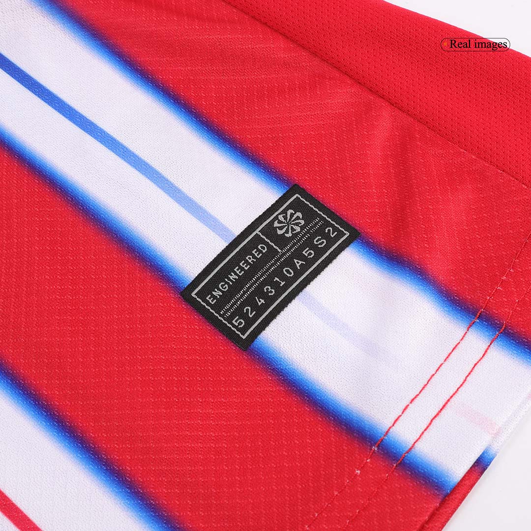 Atletico Madrid Home Soccer Jersey Kit 2024/25 Kids(Jersey+Shorts)