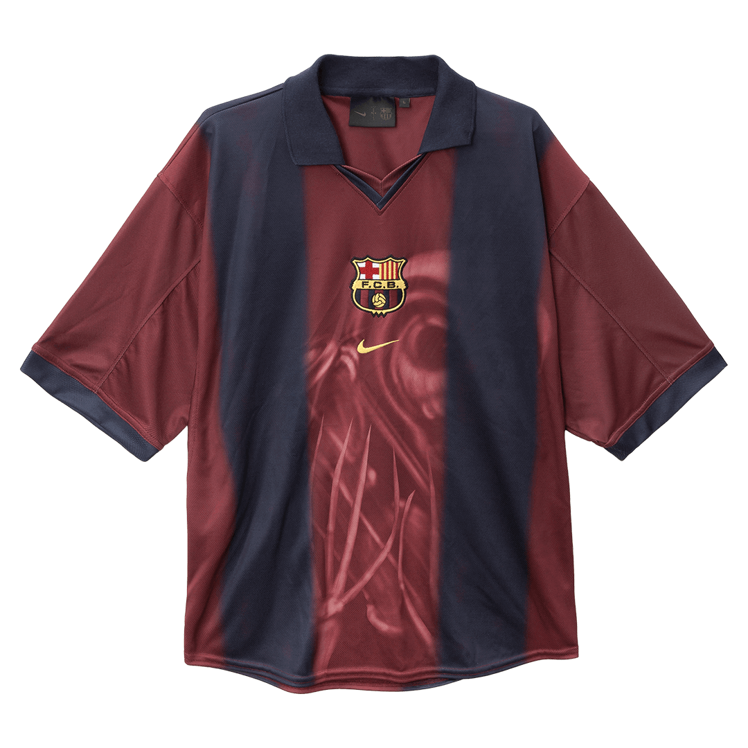 Barcelona Home Soccer Jersey Retro 2000/01