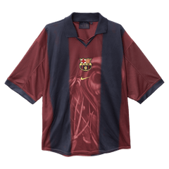 Barcelona Home Soccer Jersey Retro 2000/01