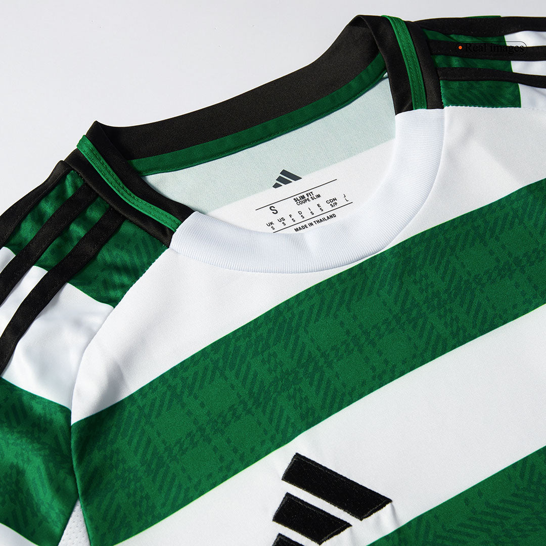 Maillot de football domicile du Celtic 2025/26 vert et blanc