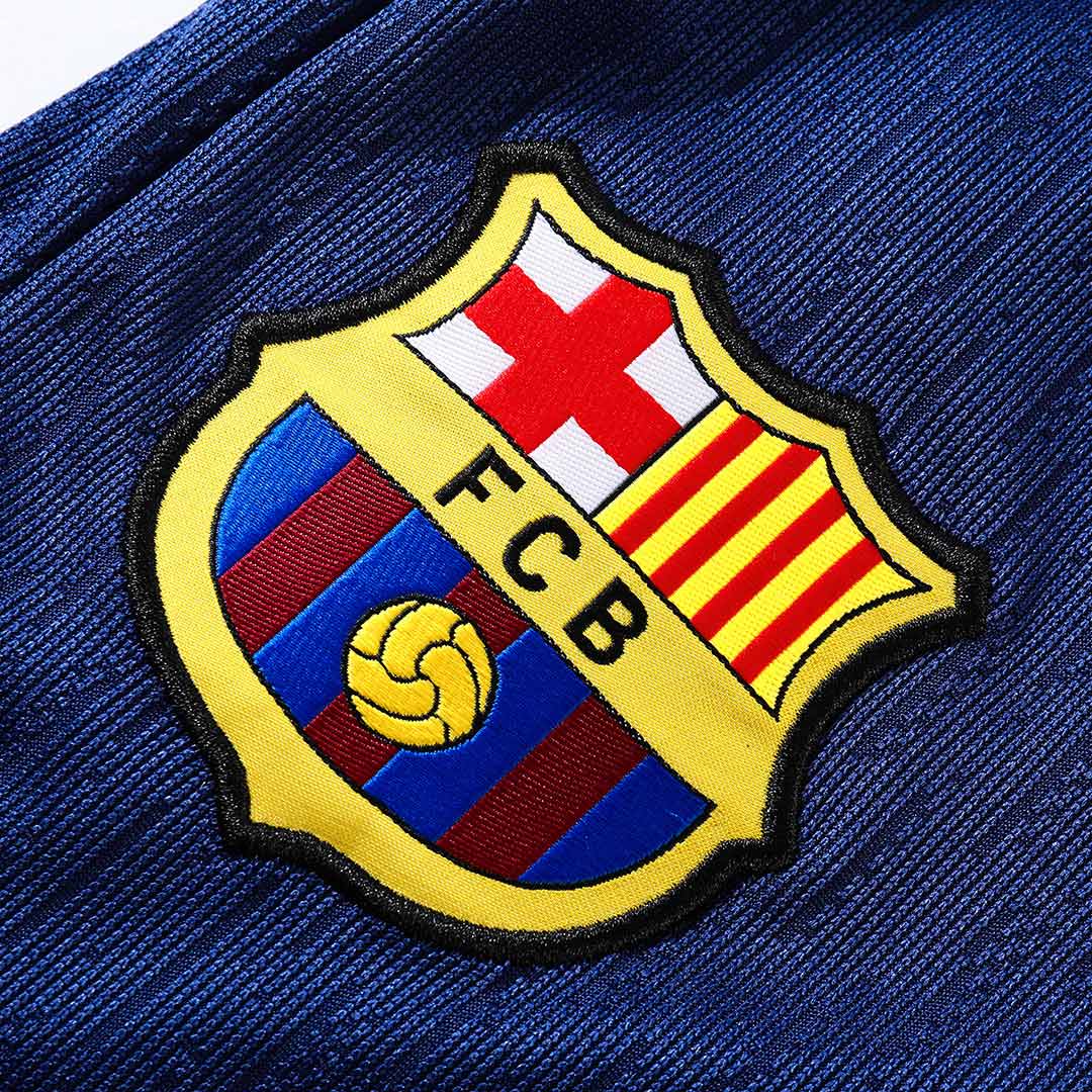 Barcelona Zipper Sweatshirt Kit(Top+Pants) 25/26 Purple