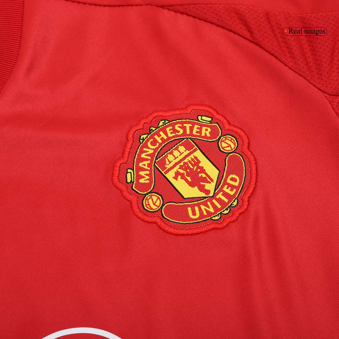 Maillot domicile Manchester United 2024/25 pour enfant (maillot + short) 
