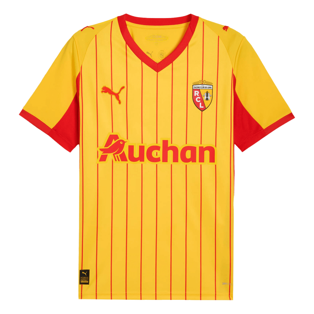 RC Lens Home Soccer Jersey 25/26 Red&Yellow