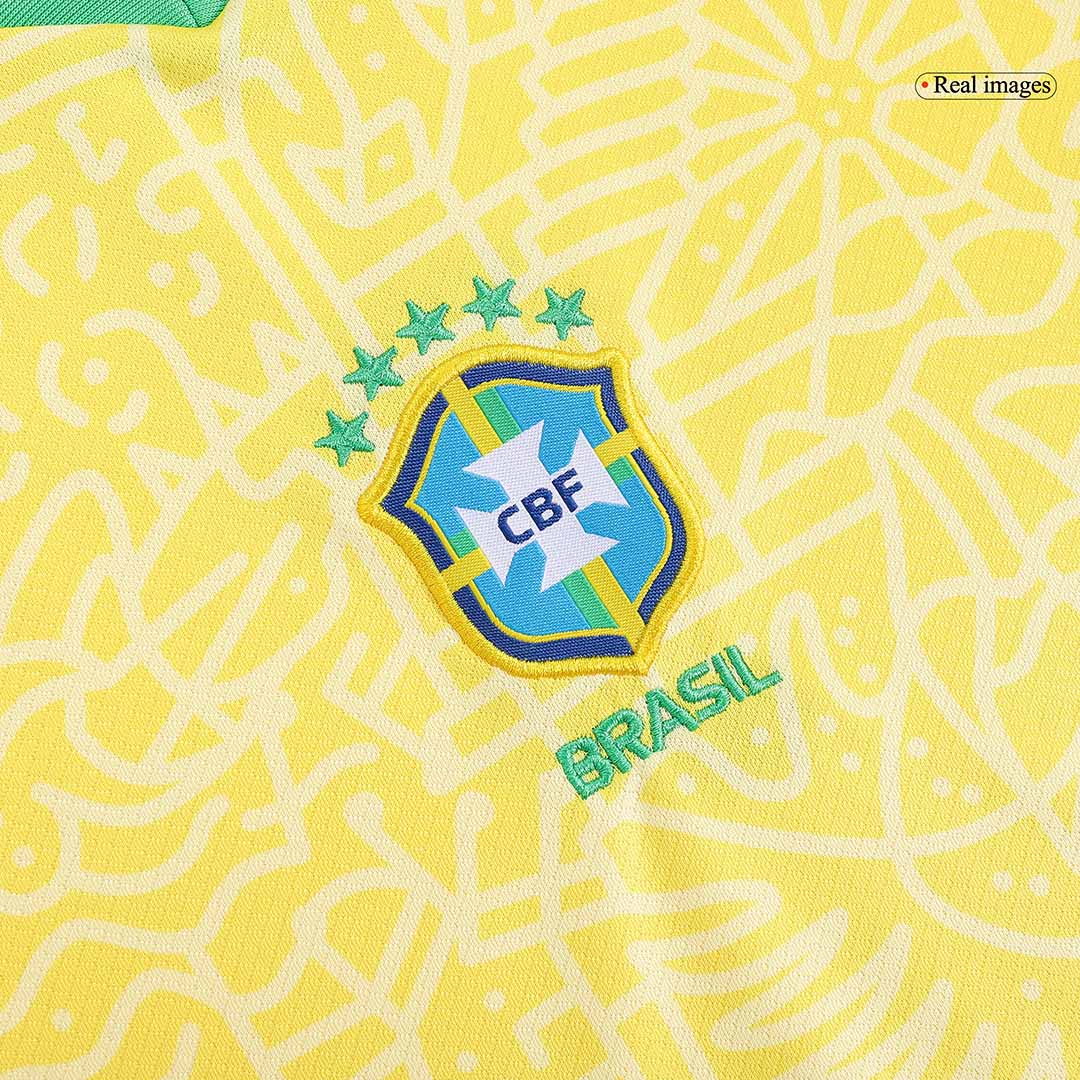 Maillot domicile Brésil Copa America 2024 pour enfant (maillot + short)