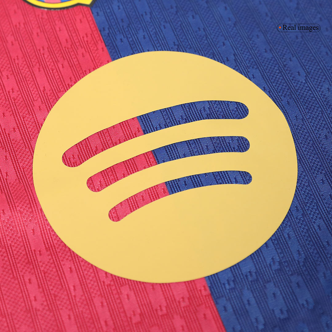 Barcelona RAPHINHA #11 Home Soccer Jersey Authentic 2024/25 - UCL Edition(Spotify Logo Without Text)