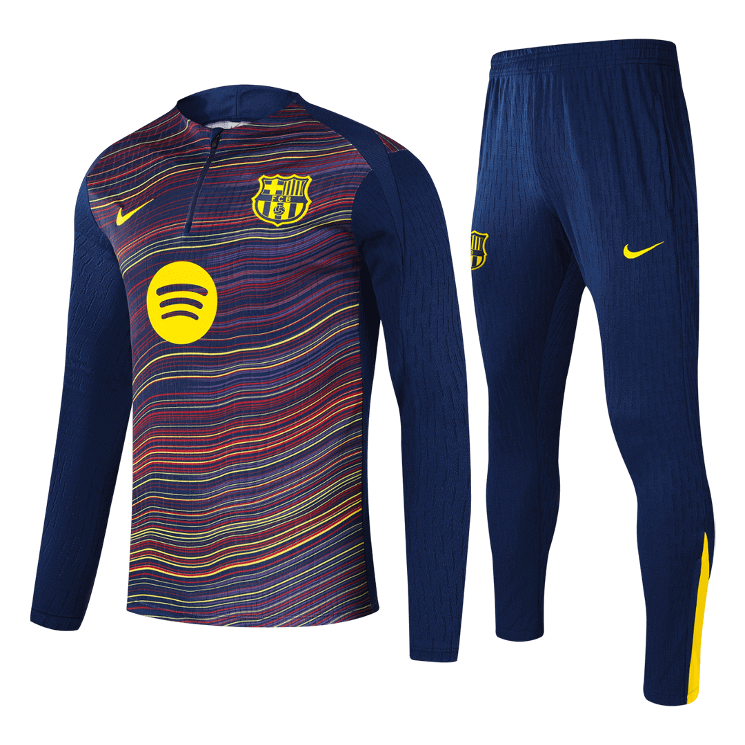 Barcelona Zipper Sweatshirt Kit(Top+Pants) 25/26 Colorful