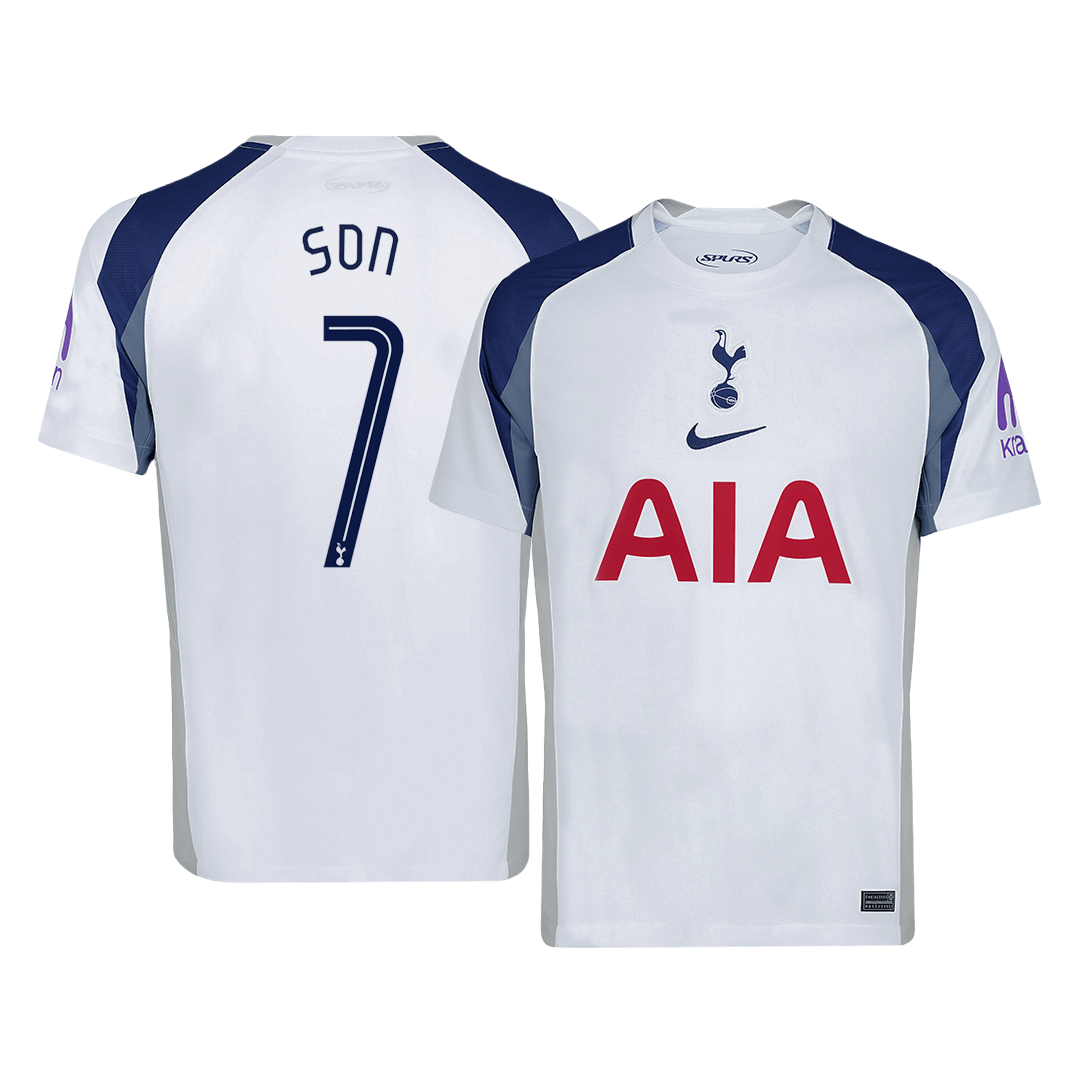 Maillot domicile Tottenham Hotspur SON #7 2025/26 Blanc - UCL